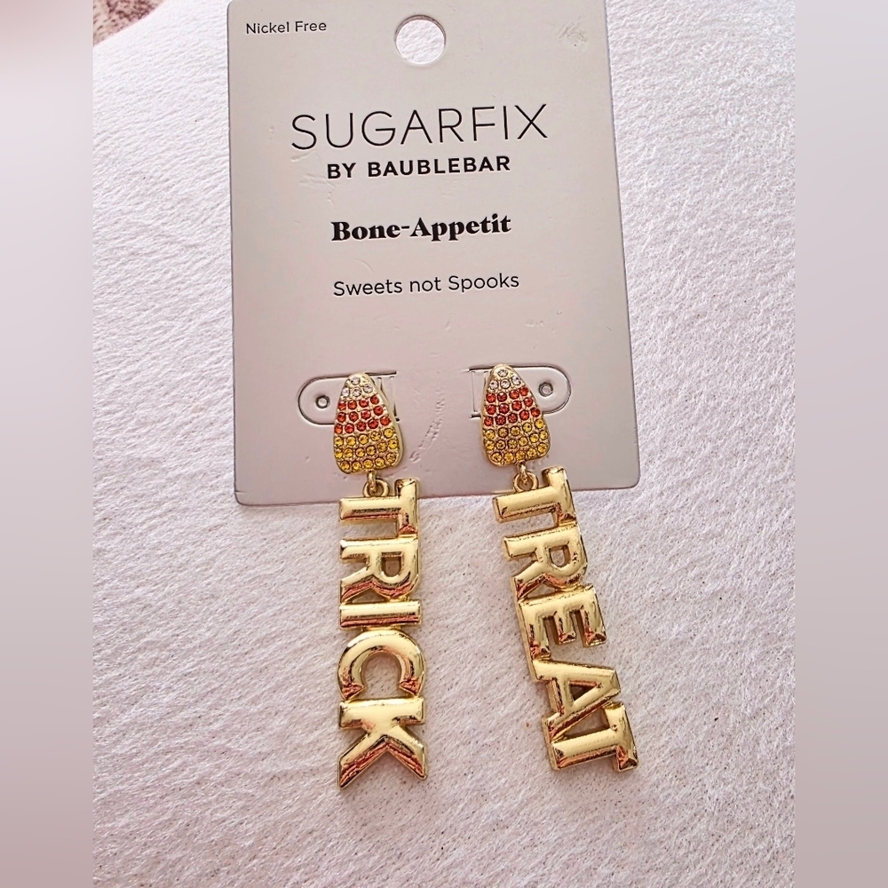 NWT Target exclusive Halloween SUGARFIX by BaubleBar BoneAppetit Earrings Treat